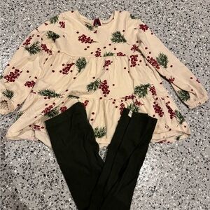 Burt's Bees Kids Cream and Red Outfit